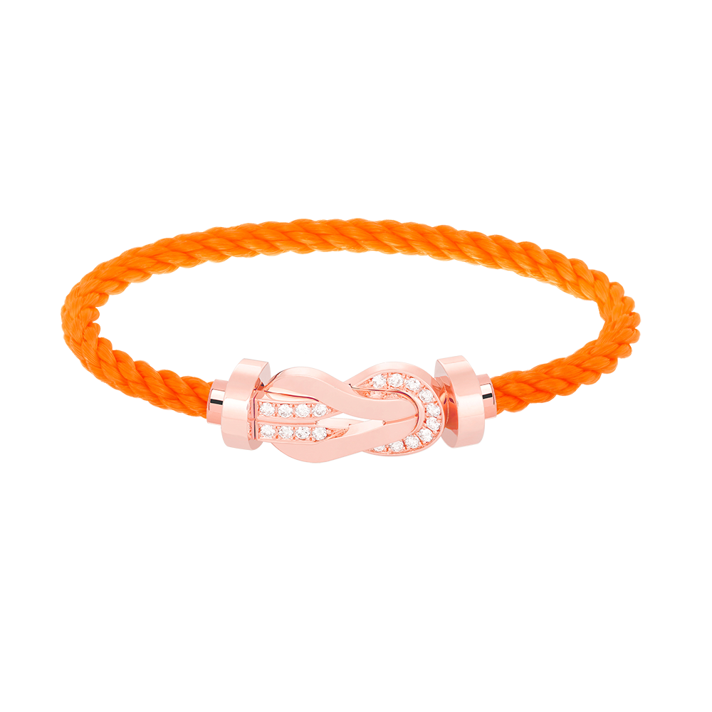 [Renovia Jewelry]CHANCE LARGE 8 フィギュアバックル ハーフダイヤモンドブレスレット ローズゴールド