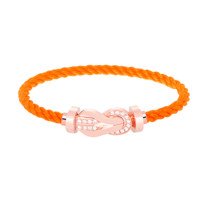 [Renovia Jewelry]CHANCE LARGE 8 フィギュアバックル ハーフダイヤモンドブレスレット ローズゴールド