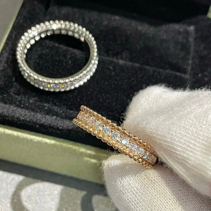 [Renovia Jewelry]ペルレ ダイヤモンド ローズゴールド リング