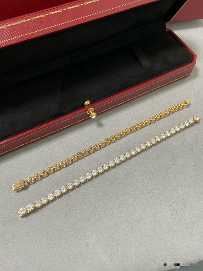 [Renovia Jewelry jewelrys]TENNIS BRACELET WITH FULL DIAMOND SETTING