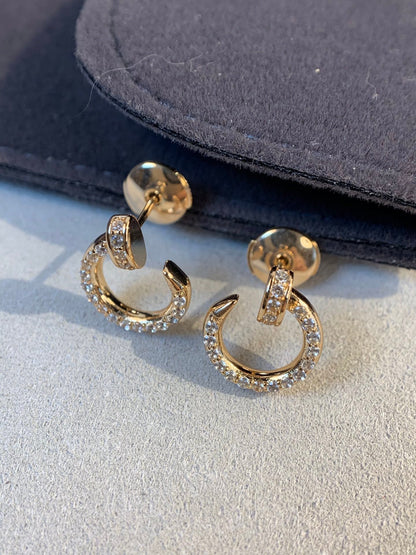 [Renovia Jewelry]JUSTE EARRINGS GOLD DIAMONDS