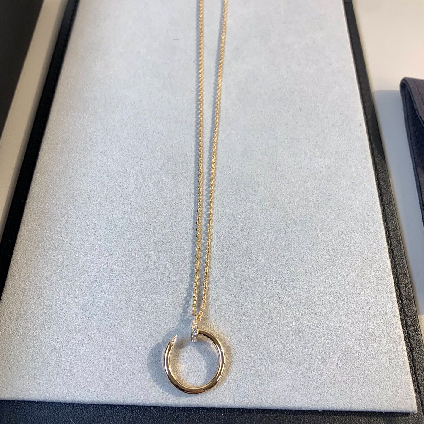 [Renovia Jewelry]JUSTE NECKLACE PINK GOLD