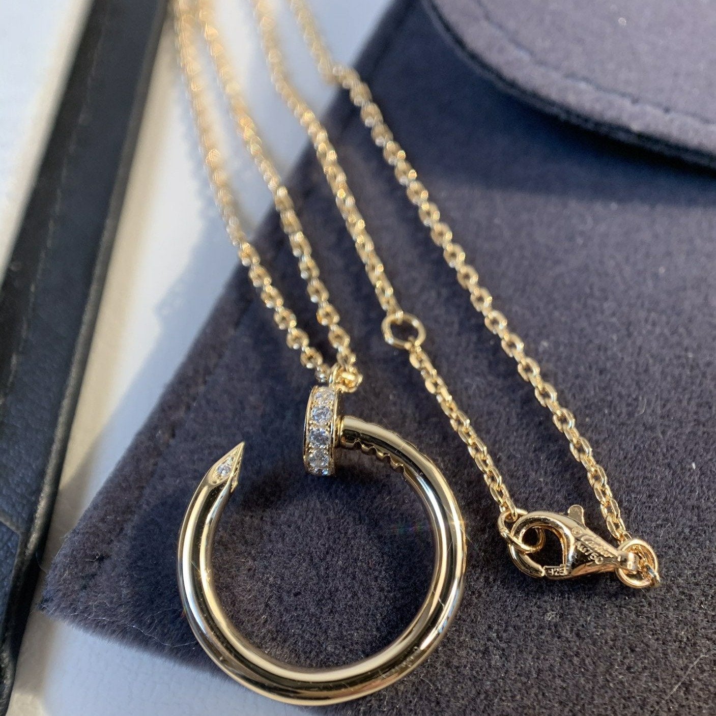[Renovia Jewelry]JUSTE NECKLACE PINK GOLD