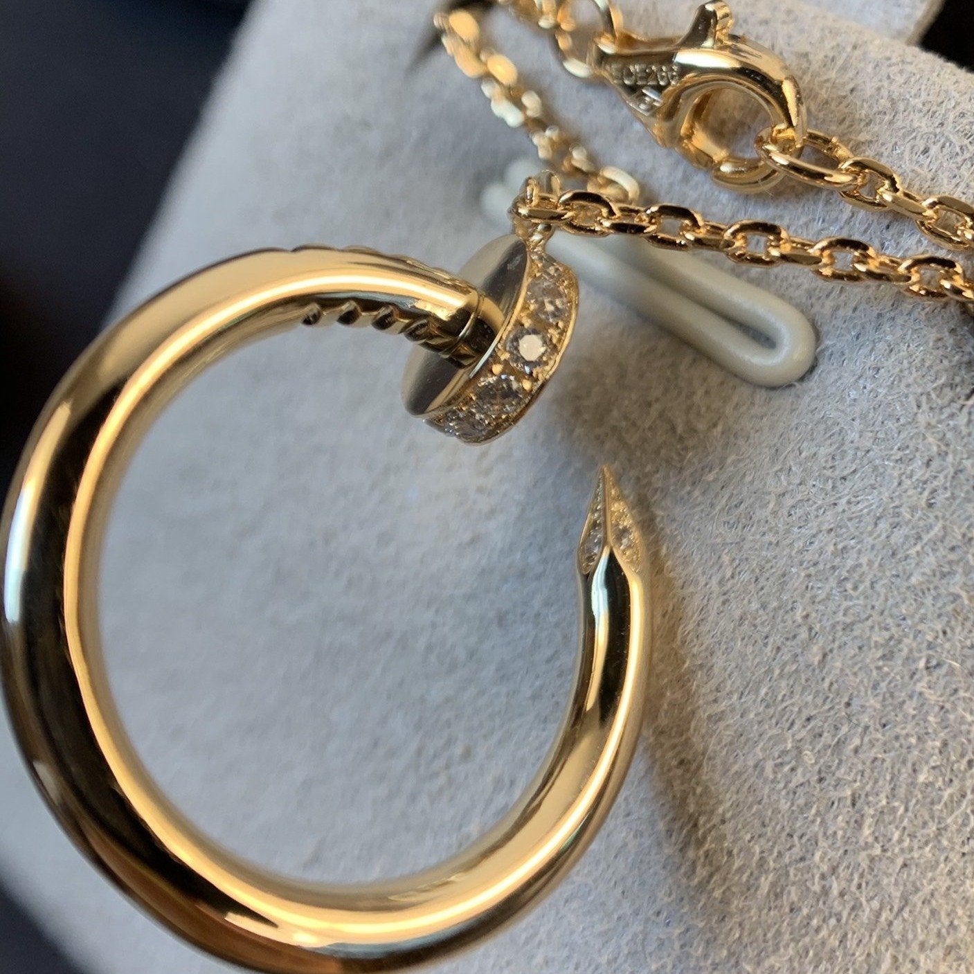[Renovia Jewelry]JUSTE NECKLACE PINK GOLD