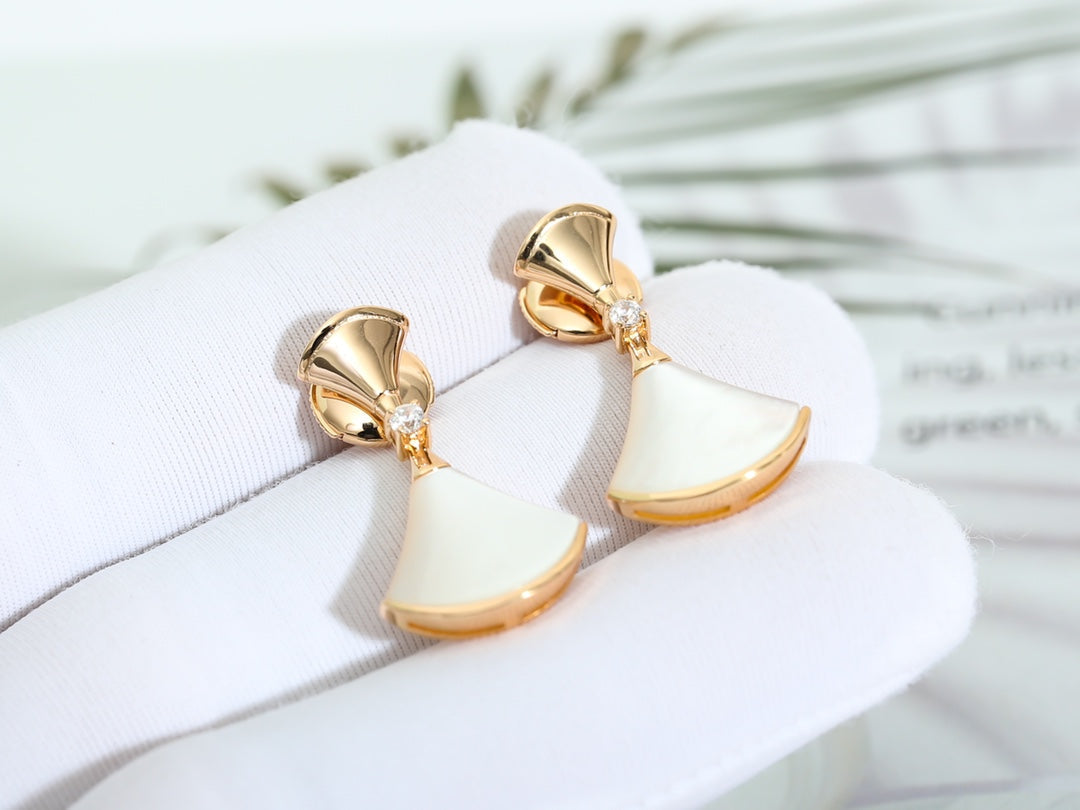 [Renovia Jewelry]ドリーム マザーオブパール ピンクゴールド ピアス