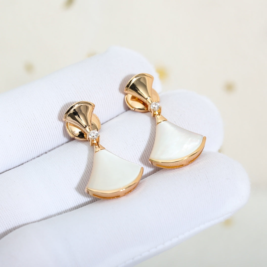[Renovia Jewelry]ドリーム マザーオブパール ピンクゴールド ピアス