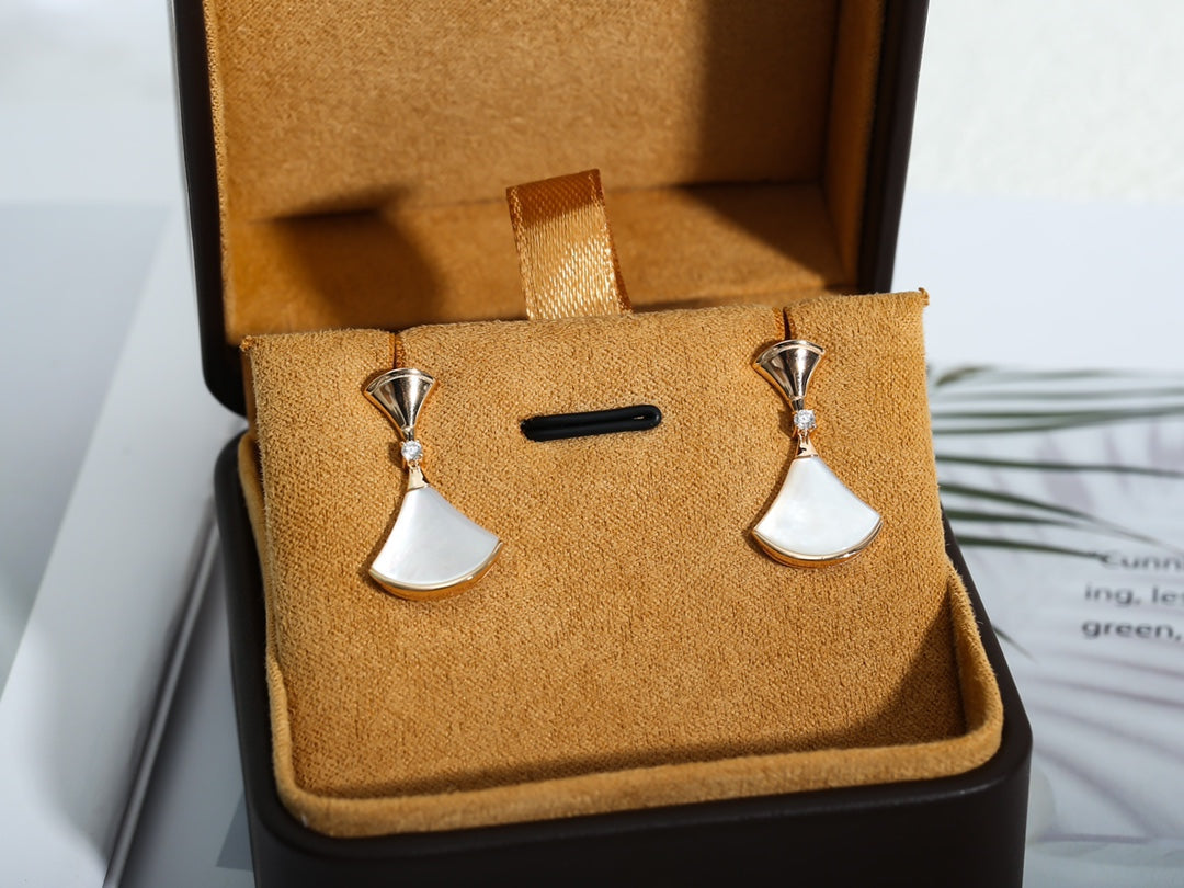 [Renovia Jewelry]ドリーム マザーオブパール ピンクゴールド ピアス