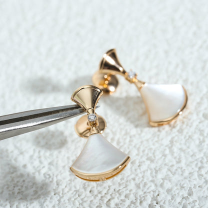 [Renovia Jewelry]ドリーム マザーオブパール ピンクゴールド ピアス