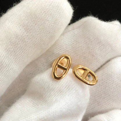 [Renovia Jewelry]チェーン スモールピアス ゴールド＆シルバー