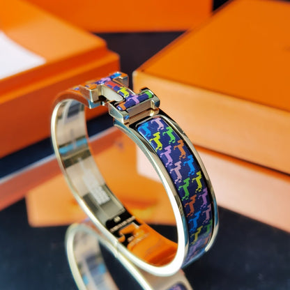 [Renovia Jewelry]H ホースブレスレット 12MM