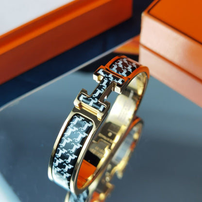[Renovia Jewelry]H ホースブレスレット 12MM