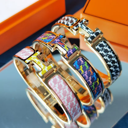 [Renovia Jewelry]H ホースブレスレット 12MM