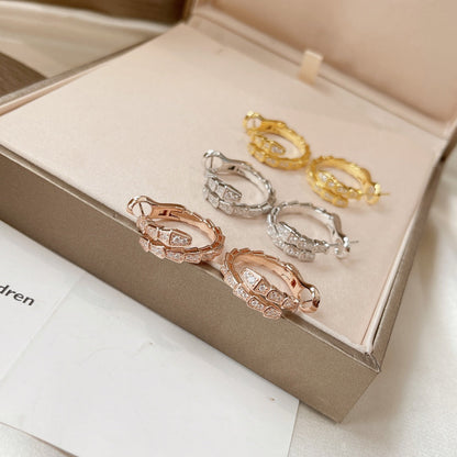 [Renovia Jewelry]セルペンティ イヤリング ダイヤモンド
