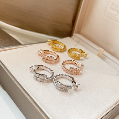 [Renovia Jewelry]セルペンティ イヤリング ダイヤモンド