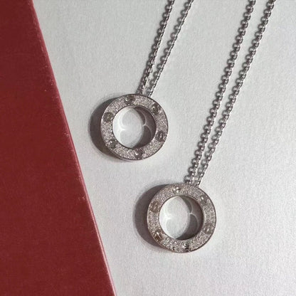 [Renovia Jewelry]LOVE NECKLACE ADJUSTABLE SILVER