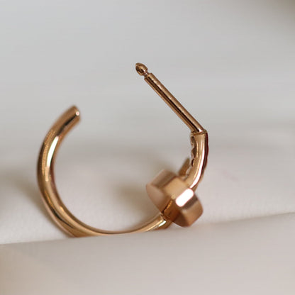 [Renovia Jewelry]JUSTE EARRINGS PINK GOLD