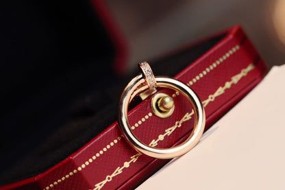 [Renovia Jewelry]JUSTE RING 2.65MM PINK GOLD DIAMOND