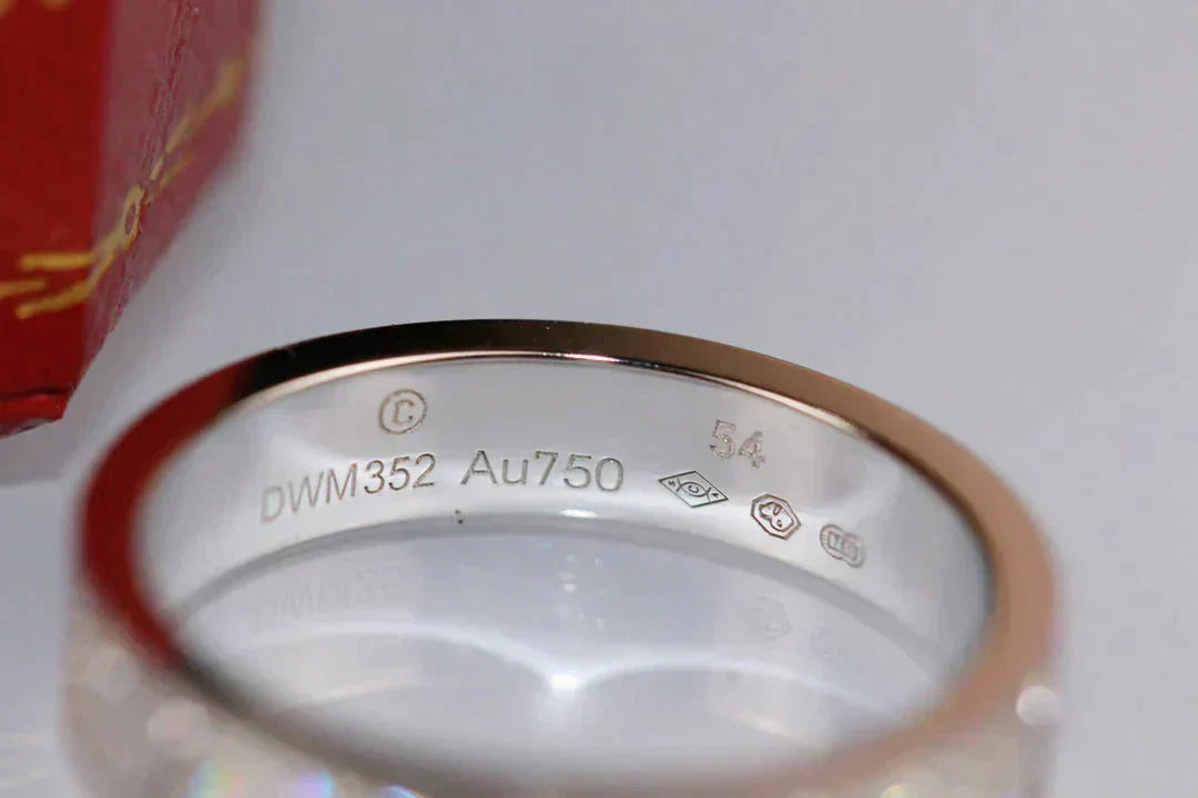 [Renovia Jewelry]LOVE RING 3.6MM DIAMOND PAVED
