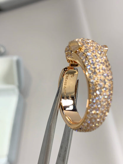[Renovia Jewelry]PANTHERE PINK GOLD DIAMOND RING
