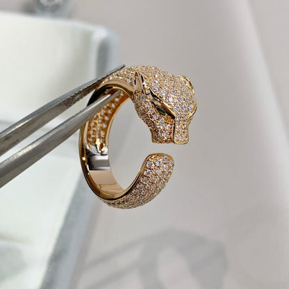 [Renovia Jewelry]PANTHERE PINK GOLD DIAMOND RING