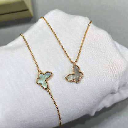 [Renovia Jewelry]BUTTERFLY DARK MOP バタフライブレスレット