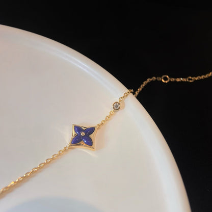 [Renovia Jewelry]カラースター ピンクゴールド ダイヤモンド ブレスレット