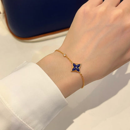 [Renovia Jewelry]カラースター ピンクゴールド ダイヤモンド ブレスレット