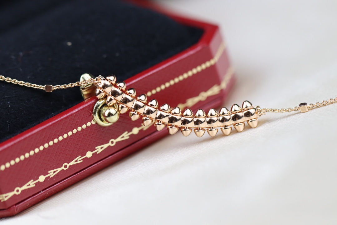[Renovia Jewelry]CLASH PINK GOLD NECKLACE