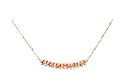 [Renovia Jewelry]CLASH PINK GOLD NECKLACE