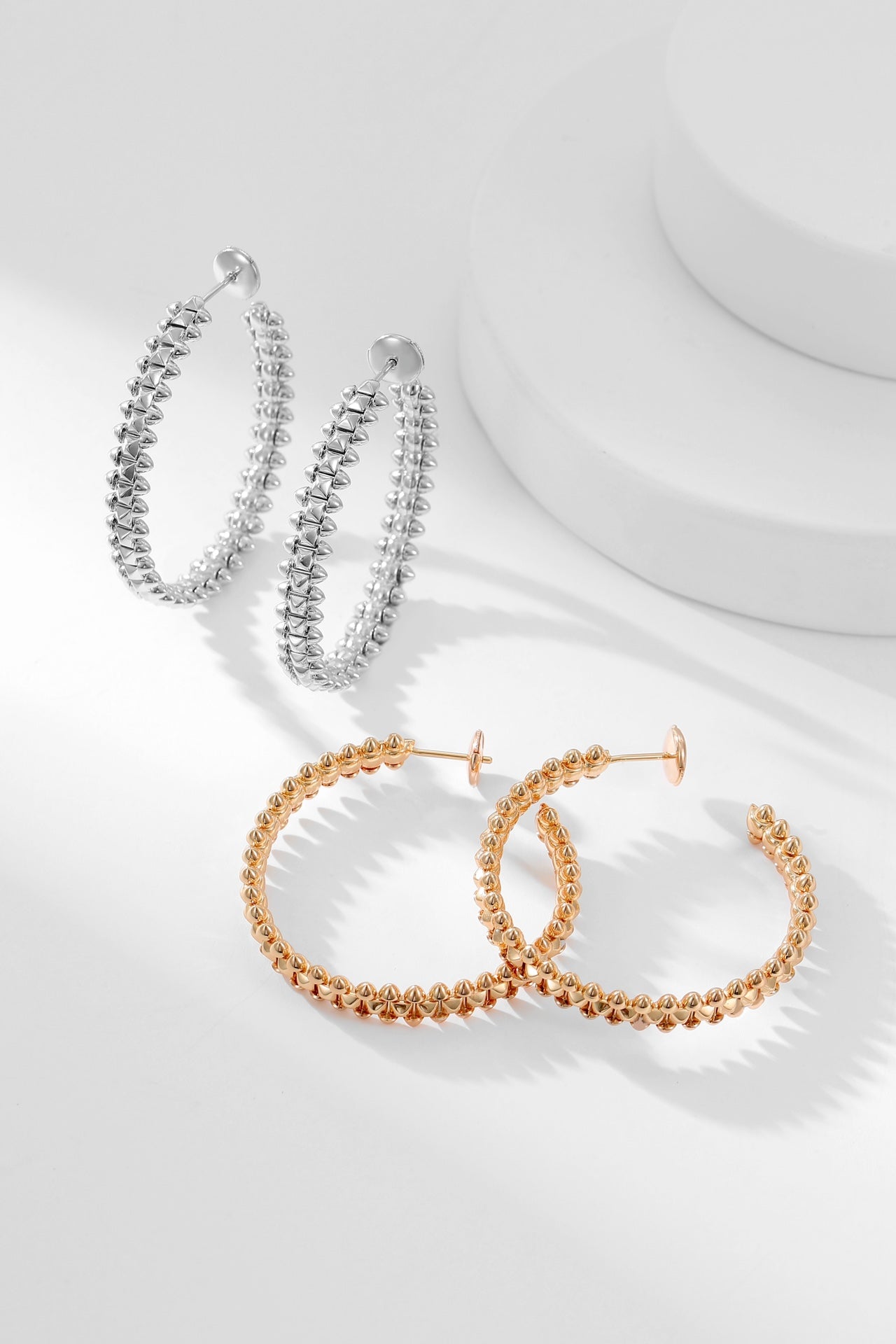 [Renovia Jewelry]CLASH HOOP EARRINGS