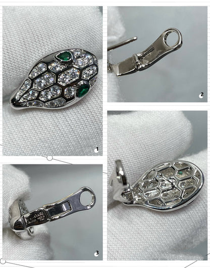 [Renovia Jewelry]セルパン ダイヤモンド スタッド ピアス