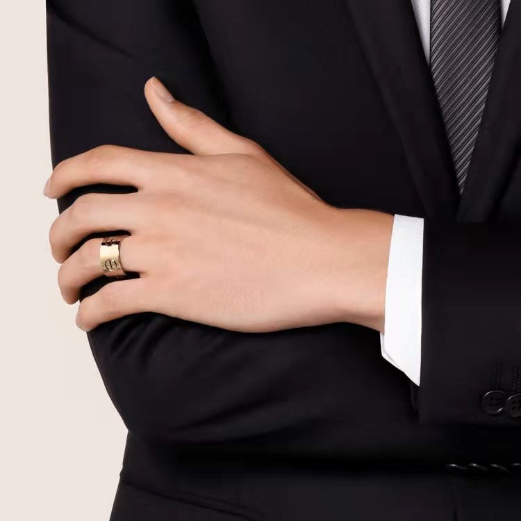 [Renovia Jewelry]LOVE 11MMラージリング