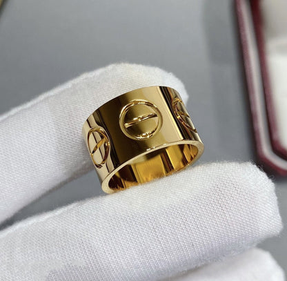 [Renovia Jewelry]LOVE 11MMラージリング