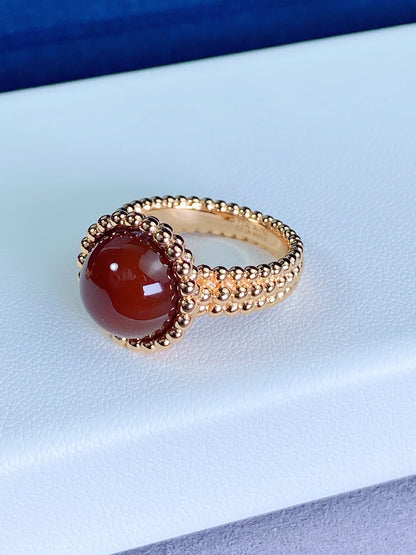 [Renovia Jewelry]ペルレ クルール ローズゴールドリング