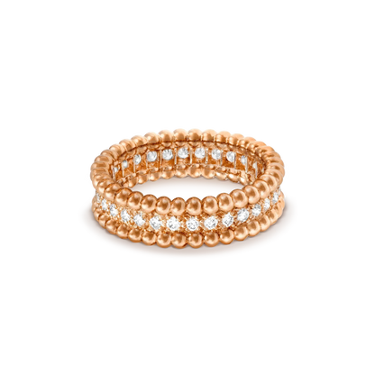 [Renovia Jewelry]ペルレ ダイヤモンド ローズゴールド リング