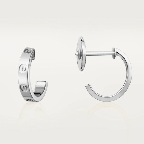 [Renovia Jewelry]LOVE EARRINGS 2.65MM SILVER