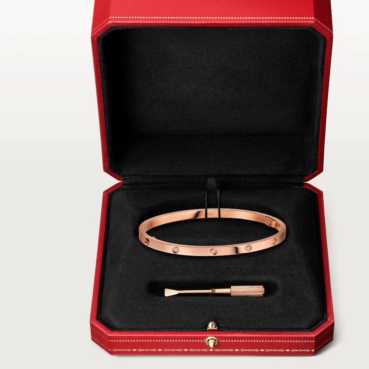 [Renovia Jewelry]LOVE BRACELET 3.65MM 10 DIAMONDS