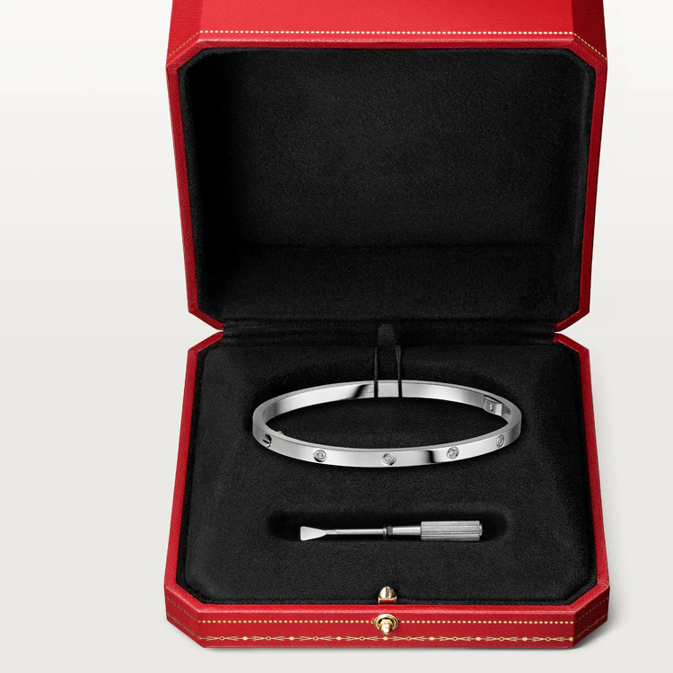 [Renovia Jewelry]LOVE BRACELET 3.65MM 10 DIAMONDS