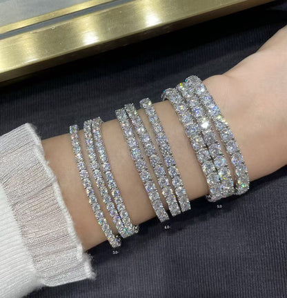 [Renovia Jewelry jewelrys]TENNIS BRACELET WITH FULL DIAMOND SETTING