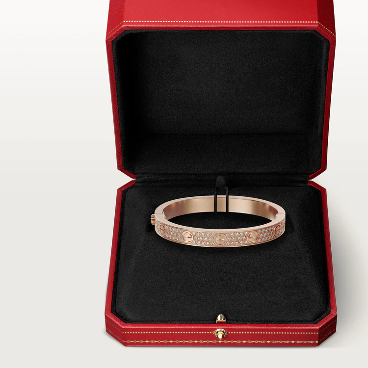 [Renovia Jewelry]LOVE BRACELET 6.1MM DIAMOND-PAVED