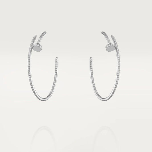 [Renovia Jewelry]JUSTE EARRINGS FULL DIAMONDS 1.8MM