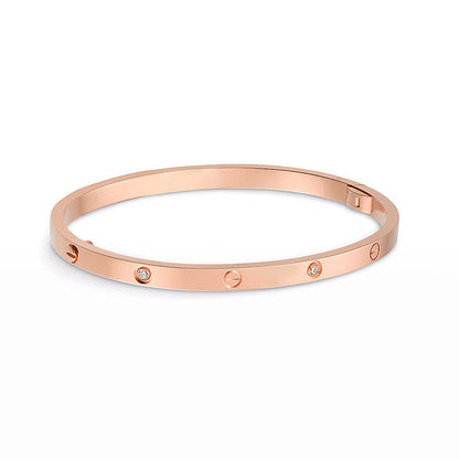 [Renovia Jewelry]LOVE BRACELET 3.65MM 6 DIAMONDS
