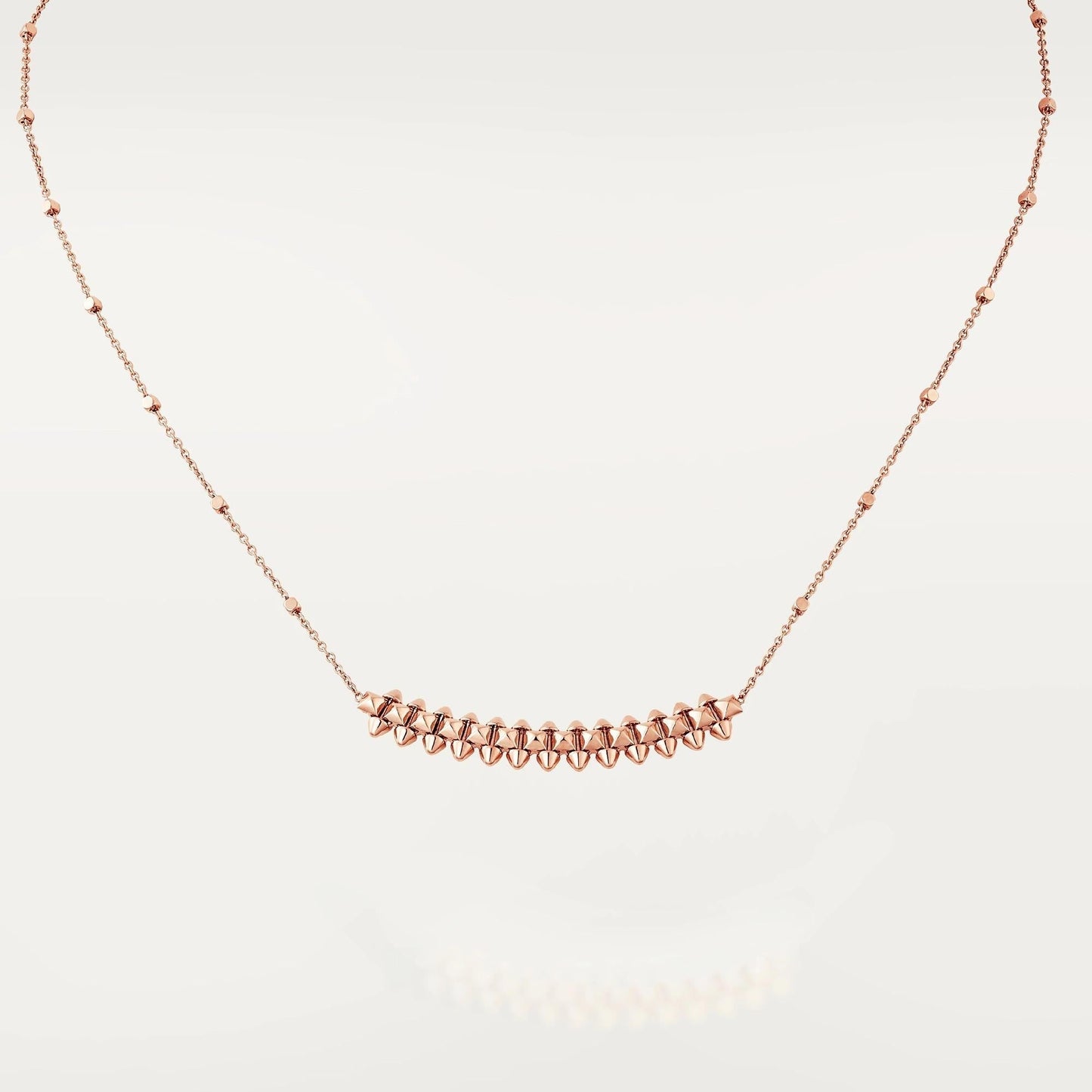 [Renovia Jewelry]CLASH PINK GOLD NECKLACE