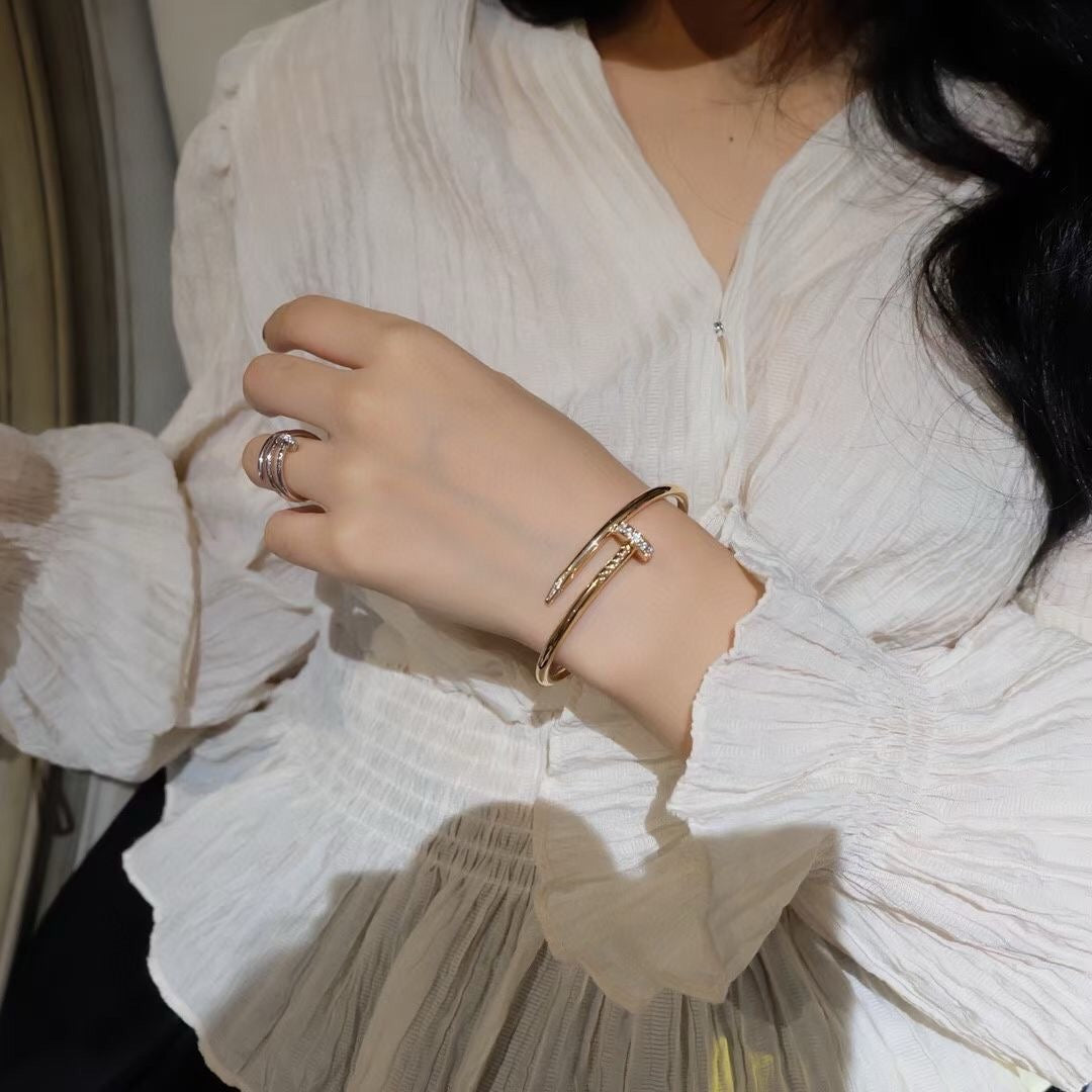[Renovia Jewelry]JUSTE BRACELET 3.5MM DIAMONDS