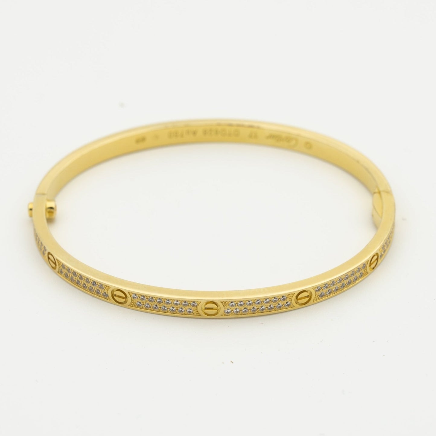 [Renovia Jewelry]LOVE BRACELET 3.65MM DIAMOND-PAVED