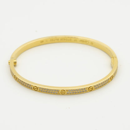 [Renovia Jewelry]LOVE BRACELET 3.65MM DIAMOND-PAVED