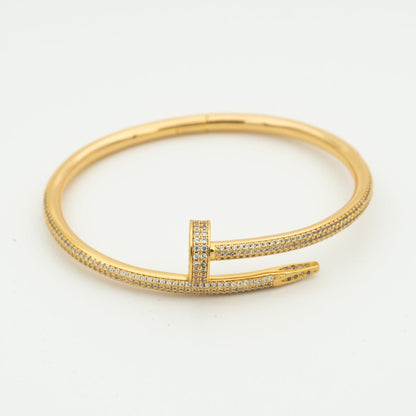 [Renovia Jewelry]JUSTE BRACELET 3.5MM ALL DIAMONDS