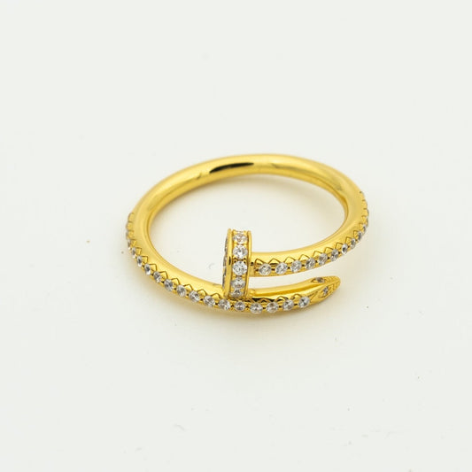 [Renovia Jewelry]JUSTE RING 1.8MM GOLD DIAMONDS