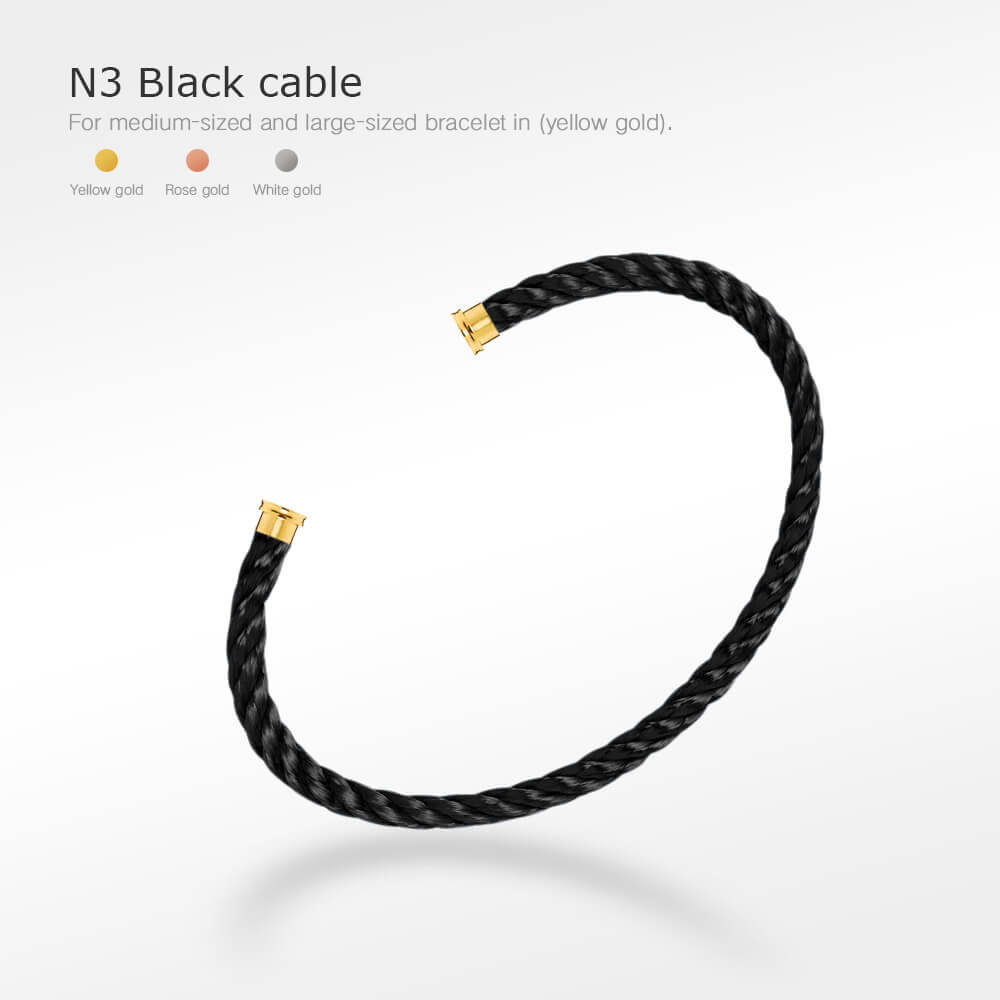 [Renovia Jewelry]FORCE SERIES BRACELET CABLES 50 CHOICES (DIY選択)