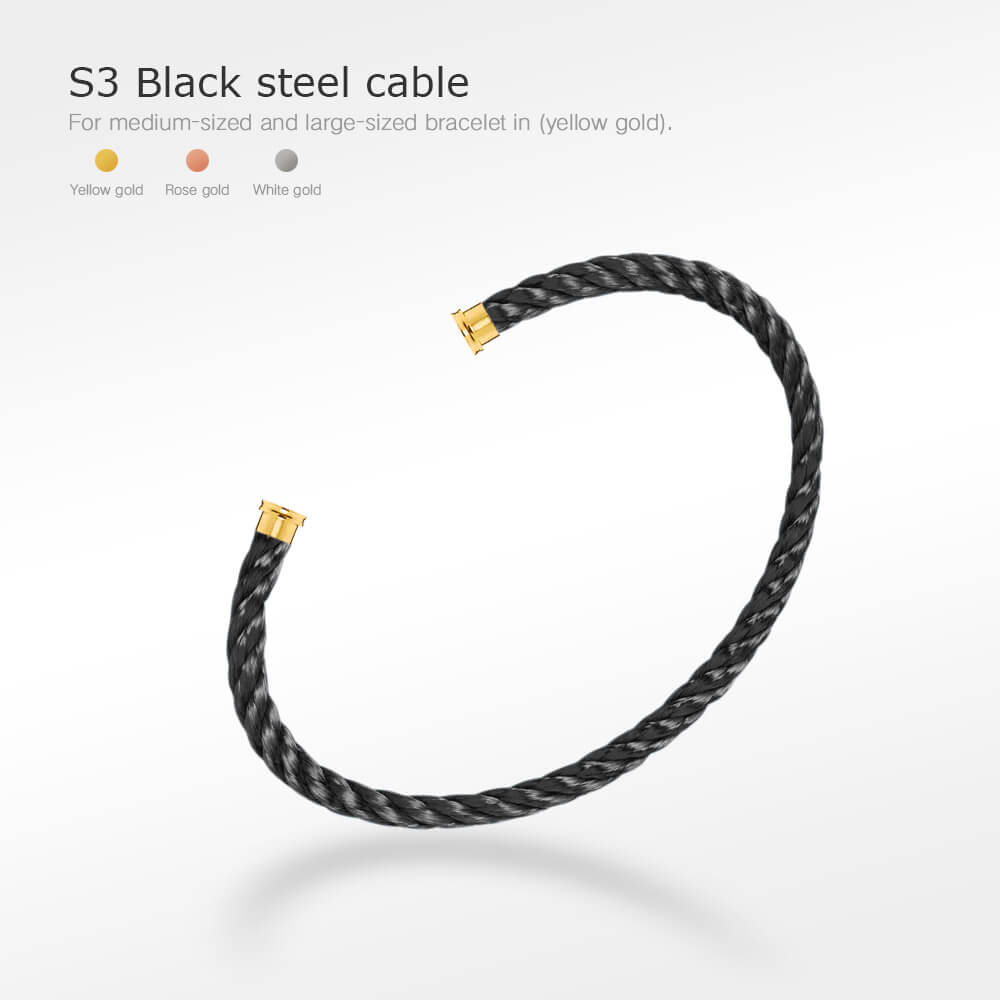 [Renovia Jewelry]FORCE SERIES BRACELET CABLES 50 CHOICES (DIY選択)